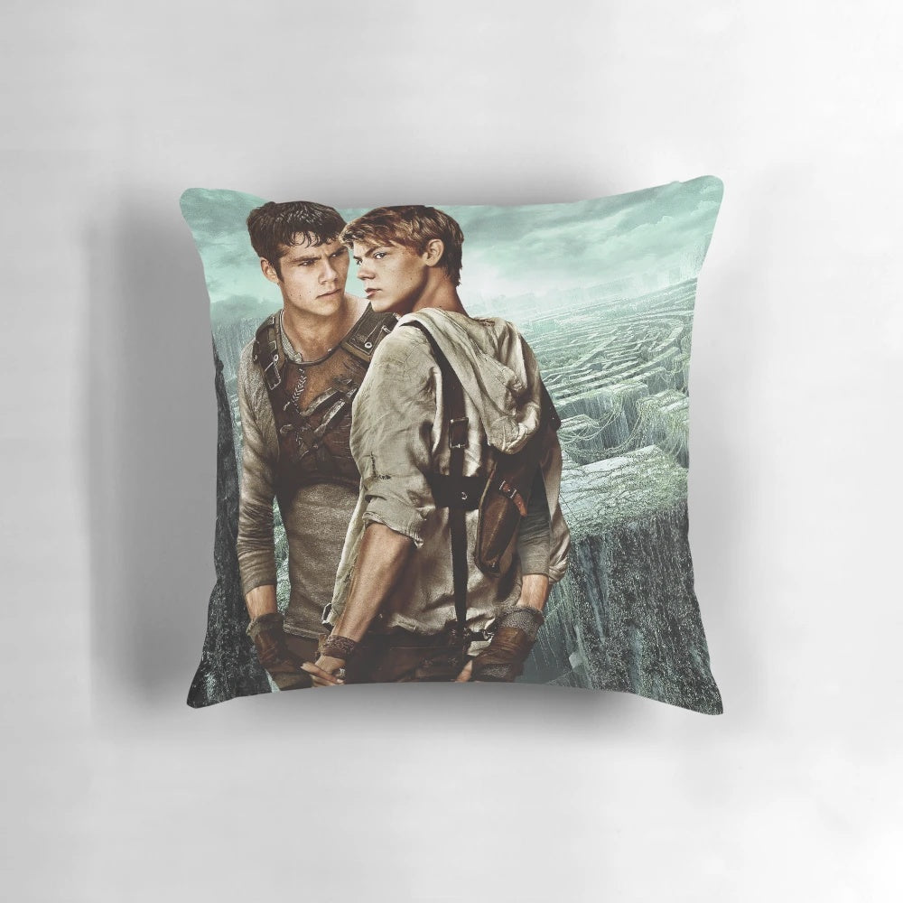 Maze Runner Newt x Thomas Pillow with Thomas Sangster and Dylan O'Brien