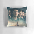 Maze Runner The Death Cure Pillow Featuring Characters Ki Hong Lee, Thomas Brodie Sangster, and Dylan O'Brien