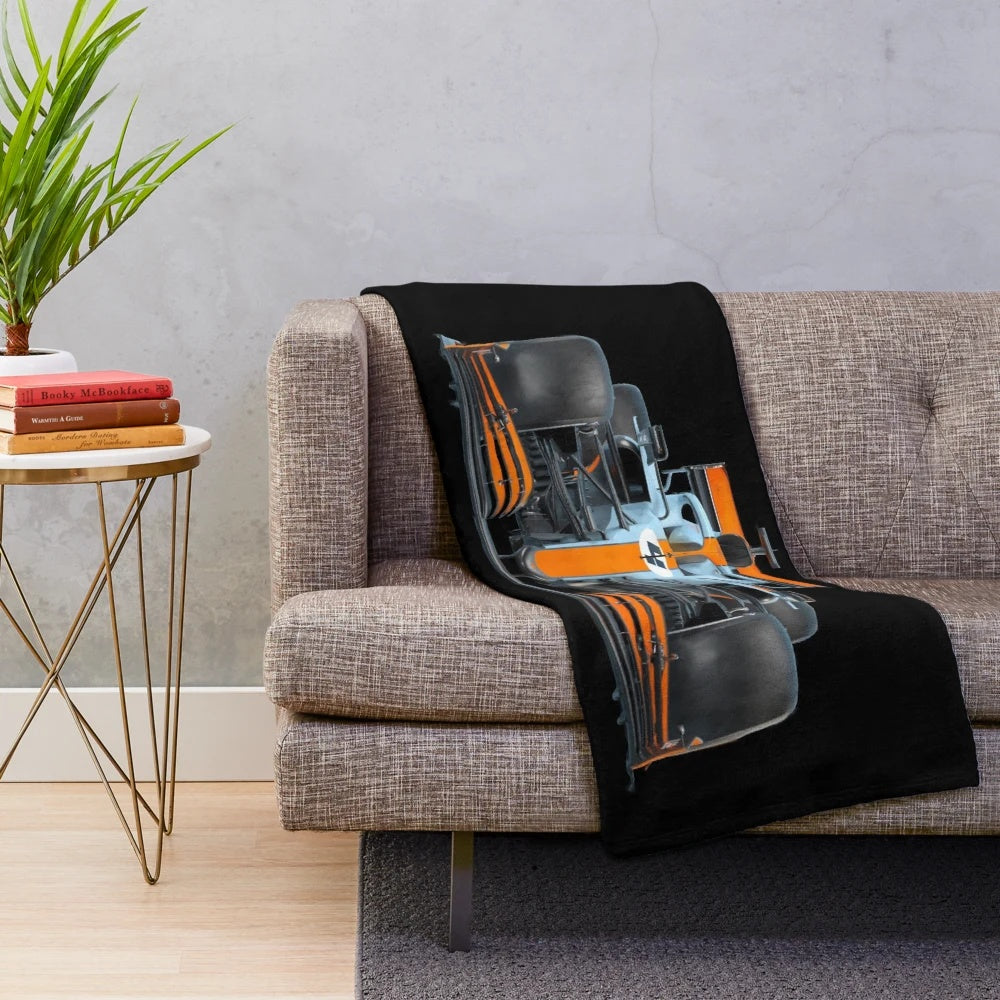 Mclaren Retro Inspired Plush Blanket