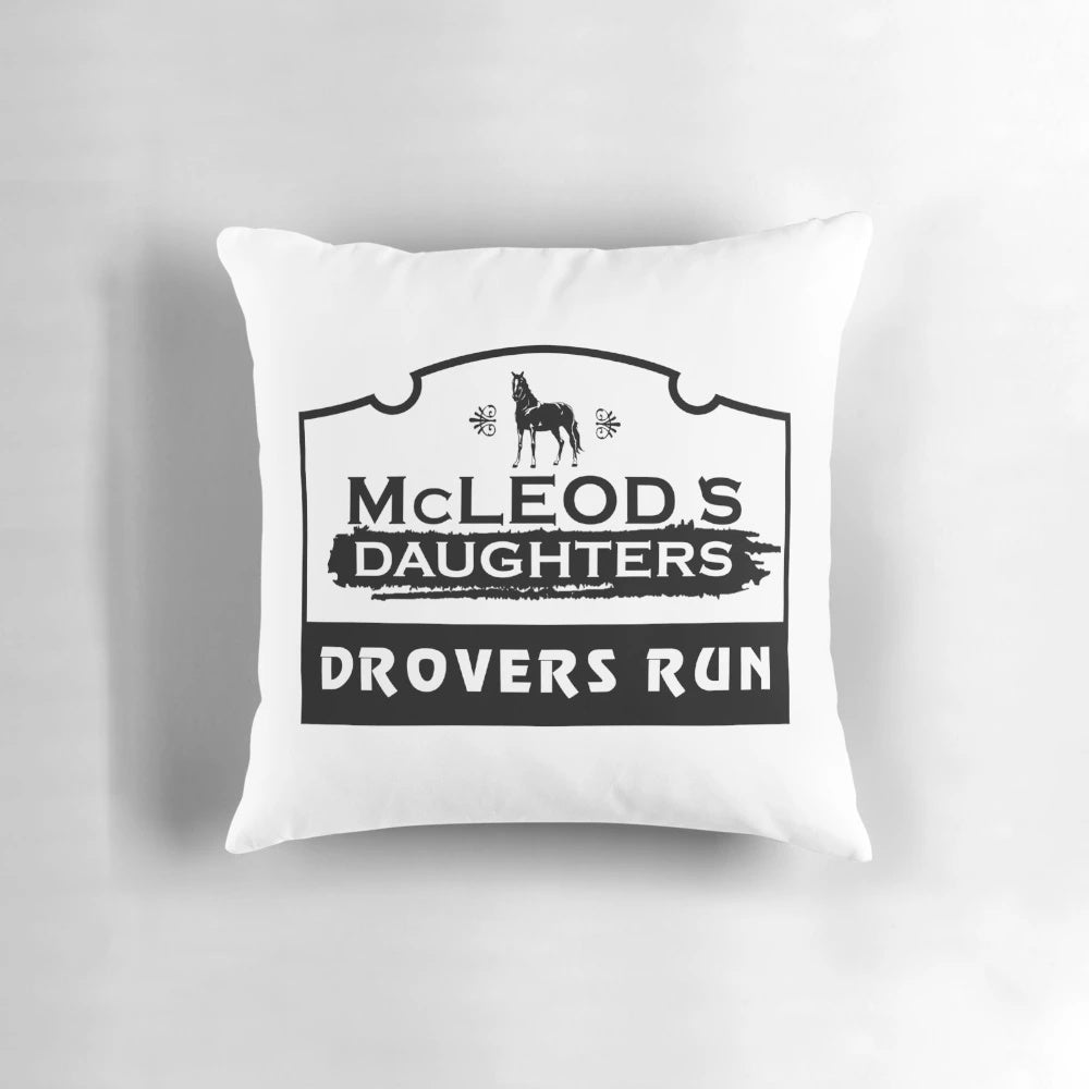 Mcleod's Daughters Drovers Run Pillow featuring the iconic Australian drama series