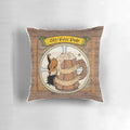 Sly Fox Pub Pillow in medieval fantasy style with dragon, tavern, and renaissance festival elements