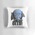 Megamind character Ollo! Hello! decorative throw pillow with Will Ferrell