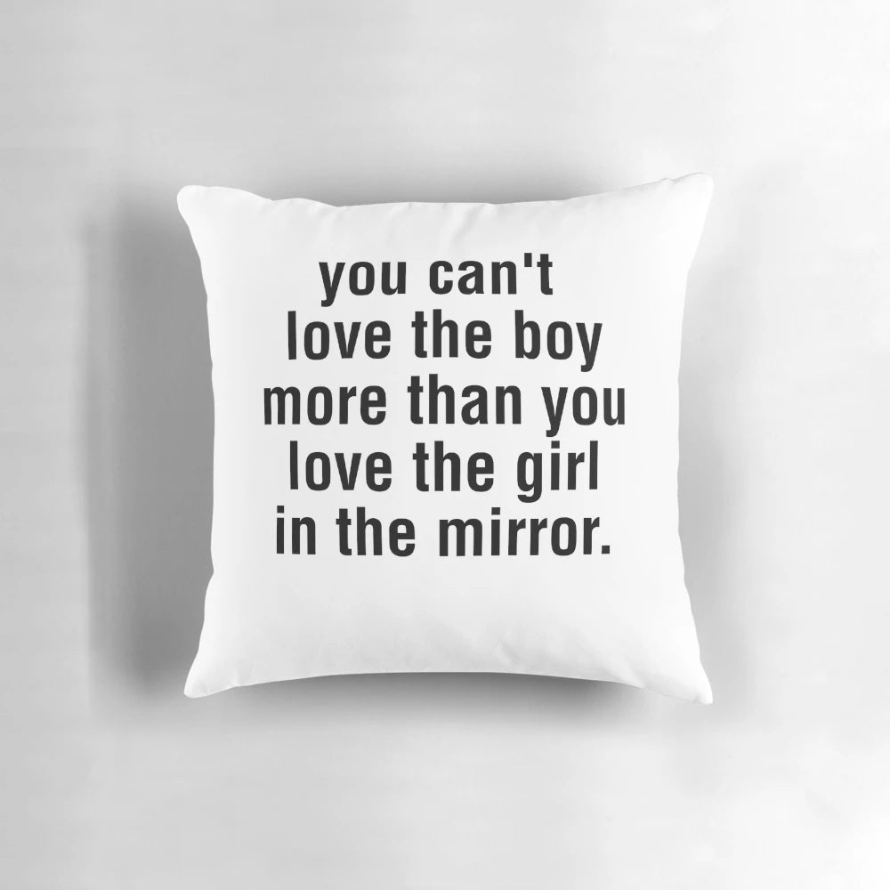 Megan Moroney "Girl in the Mirror" Lyric Pillow - Uplifting Country Music Inspiration
