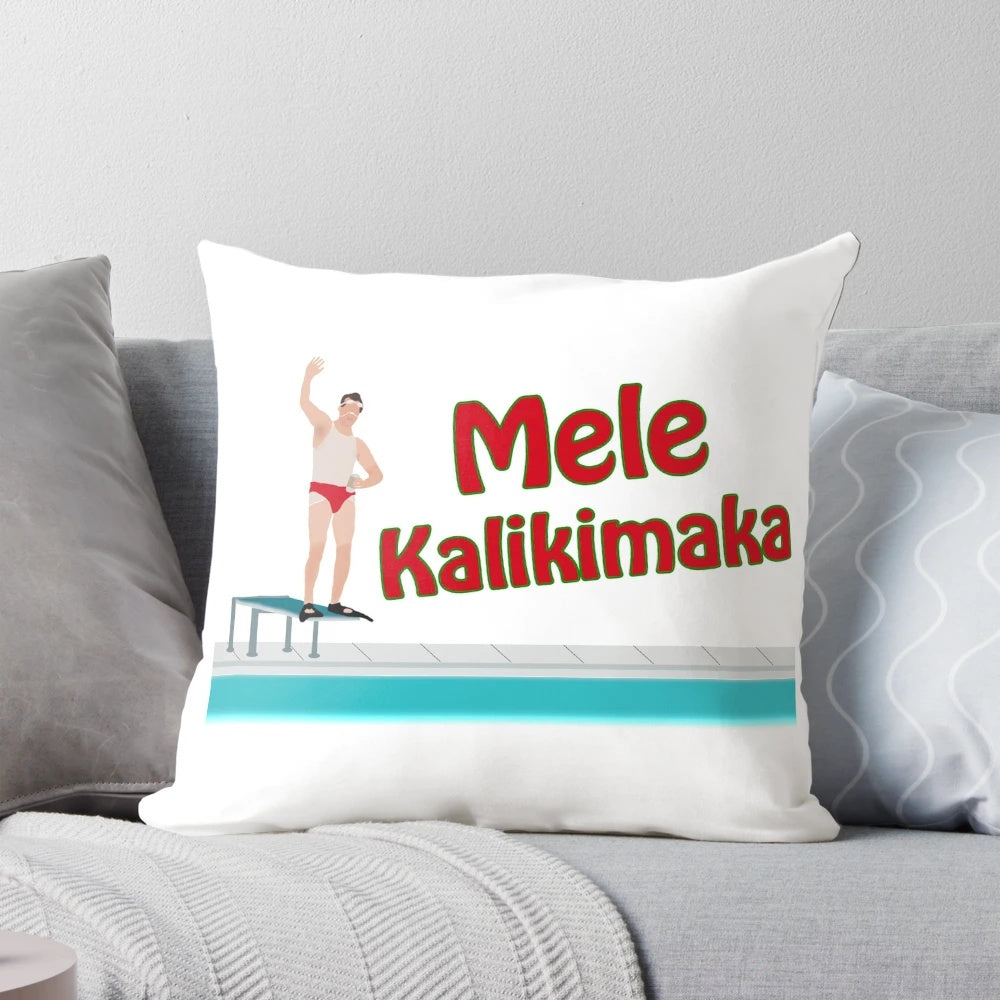 Mele Kalikimaka Christmas Vacation Pillow featuring the Griswold Family