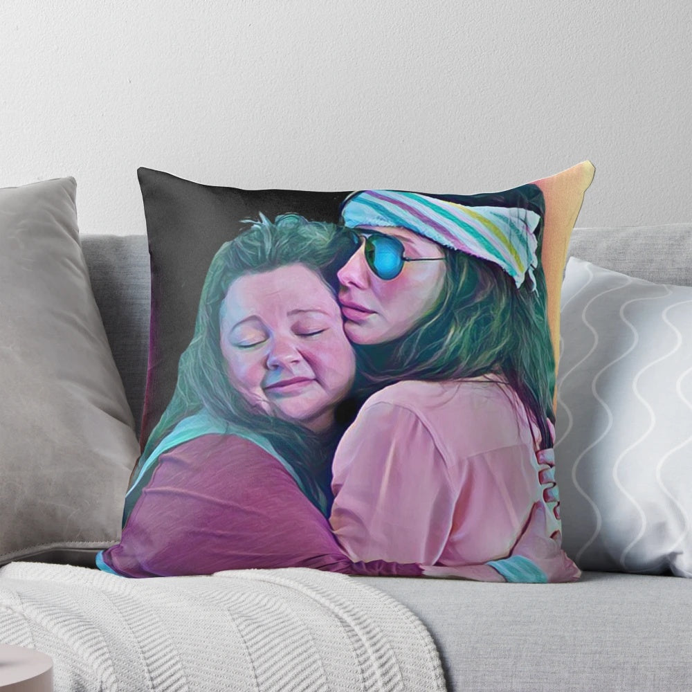 Melissa and Sandra Inspired Pillow - Buddy Cop Comedy Tribute