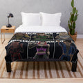 Cozy plush blanket inspired by the hit musical Six, featuring the six wives of Henry VIII