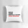 Soft, comfortable pillow featuring Hugh Jackman, ideal for celebrity crush enthusiasts.