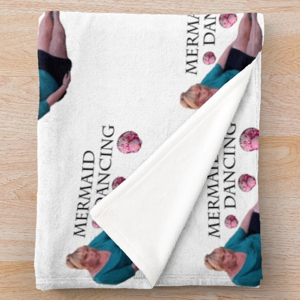 Mermaid Dancing Plush Blanket featuring Pitch Perfect characters