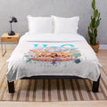 Cozy mermaid-themed plush blanket
