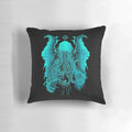 Cthulhu pillow featuring a detailed digital illustration of the iconic sea monster from H.P. Lovecraft's Cthulhu mythos.