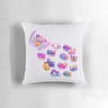 Colorful Jelly Bean Sea Slug Pillow with Vibrant Nudibranch Design