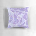 Purple galaxy-themed wall pillow with geometric and lavender designs, perfect for themed decor in a Disney-inspired space.