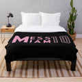 Messi Inspired Inter Miami Plush Blanket