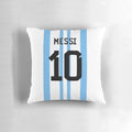 Soft and comfortable pillow featuring the image of Lionel Messi, the famous Argentine football player.