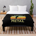 Metal Detecting Vintage Plush Blanket