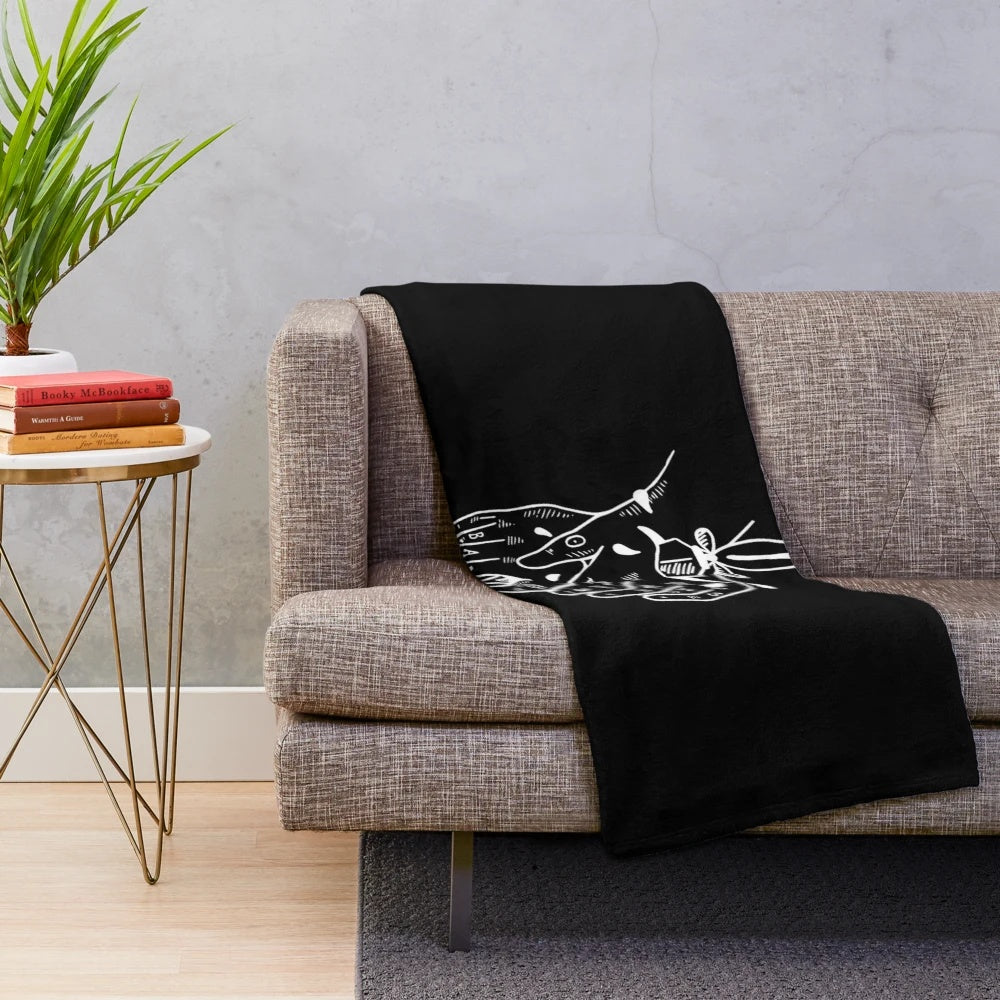 Bad Omens death metal band inspired plush blanket