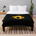 Metal Gear Solid inspired Fox logo plush blanket