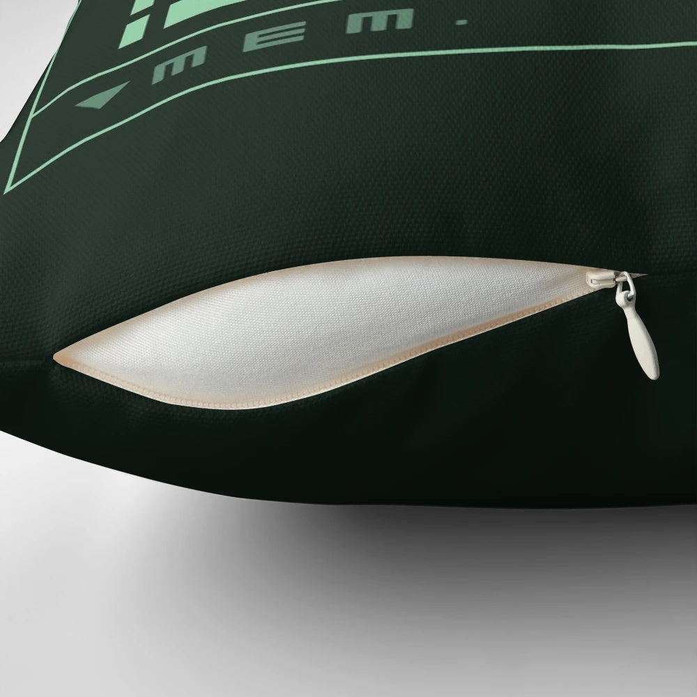 Metal Gear Solid codec screen pillow inspired by Hideo Kojima's MGS game