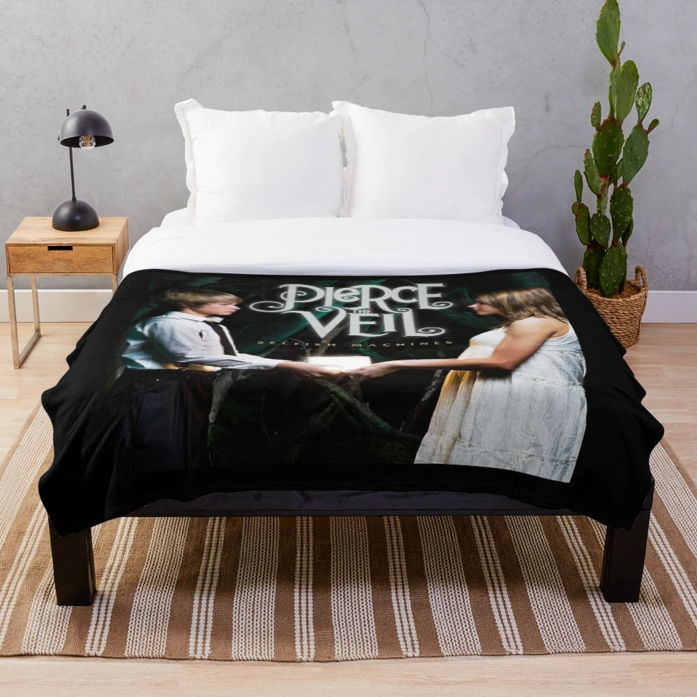 Pierce The Veil Inspired Metalcore Band Plush Blanket