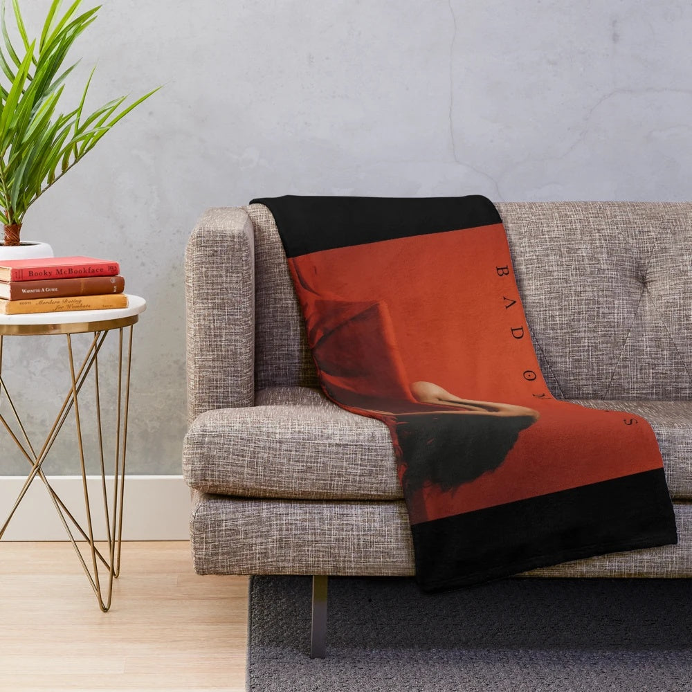 Metalcore inspired plush blanket featuring the Bad Omens album "Death of Peace of Mind