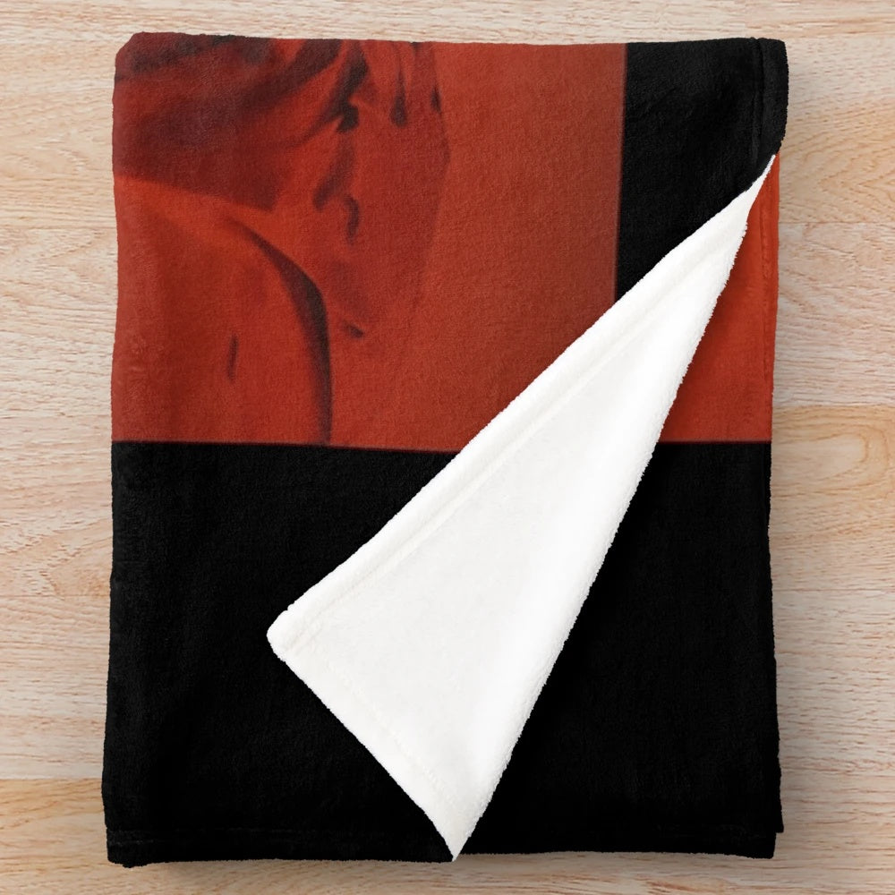 Metalcore inspired plush blanket featuring the Bad Omens album "Death of Peace of Mind