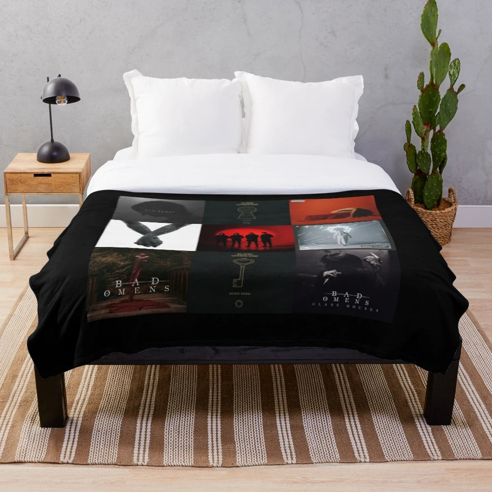 Metalcore Plush Blanket Inspired by Bad Omens