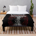 Metalcore-inspired plush blanket featuring the Parasite design from Bullet for My Valentine