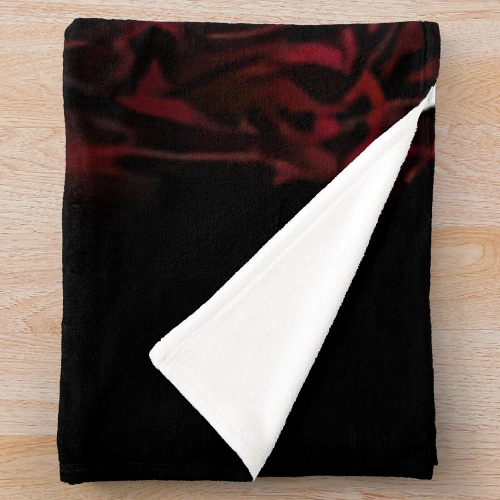 Metalcore-inspired plush blanket featuring the Parasite design from Bullet for My Valentine