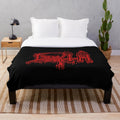 A soft and plush blanket featuring the Death metal band logo