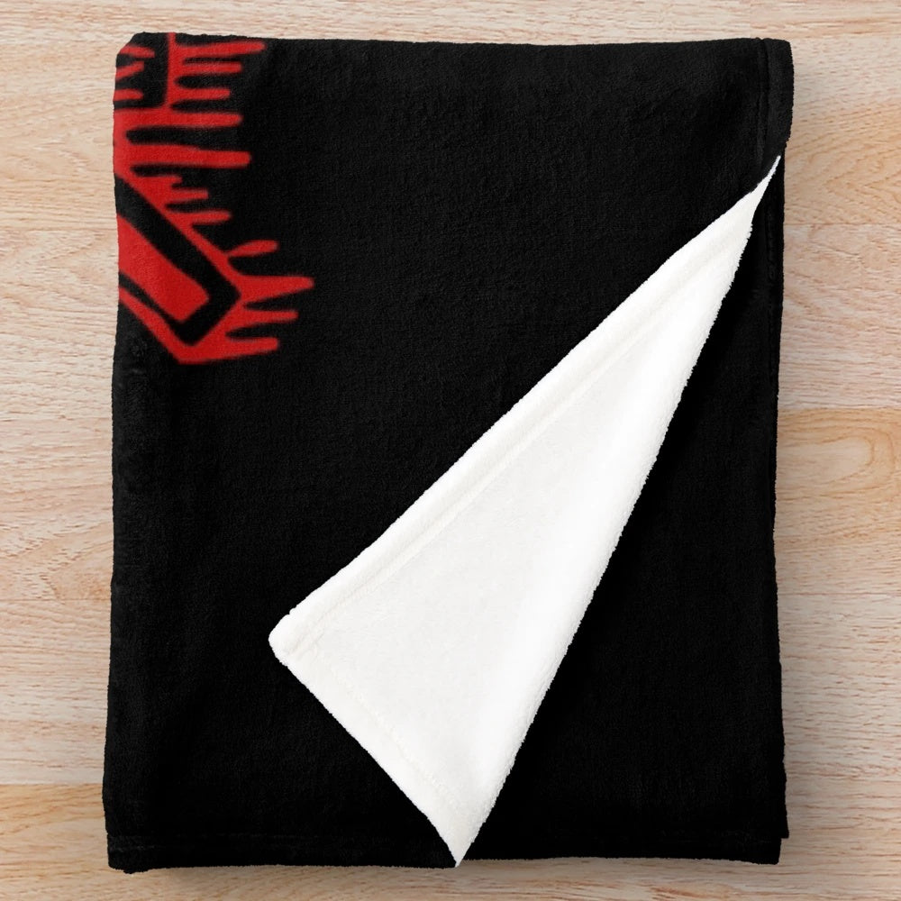 A soft and plush blanket featuring the Death metal band logo