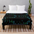 Metalocalypse-Inspired Dethklok Green Plush Blanket