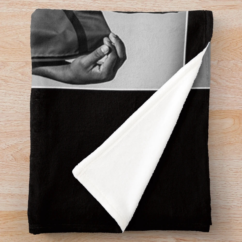 Michael B. Jordan inspired plush blanket featuring fan art design