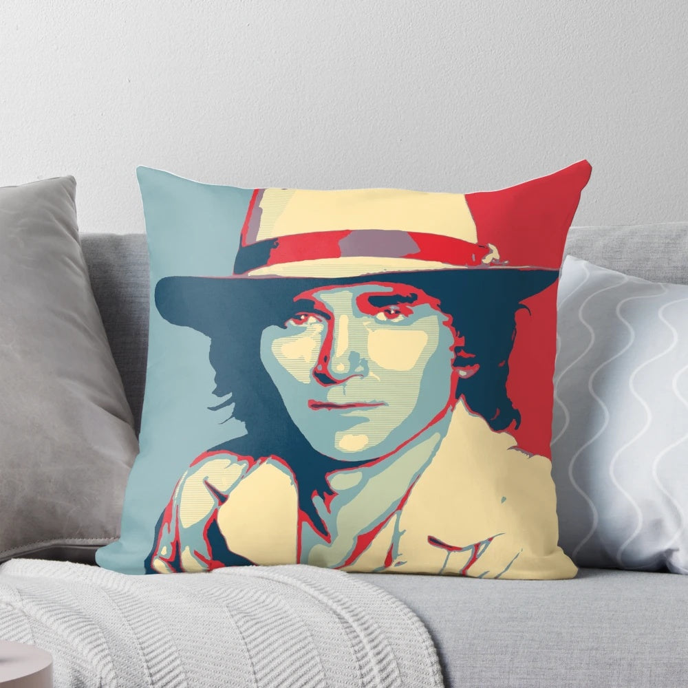 Michael Landon Pillow - Iconic TV Actor from 'Little House on the Prairie' and 'Highway to Heaven'
