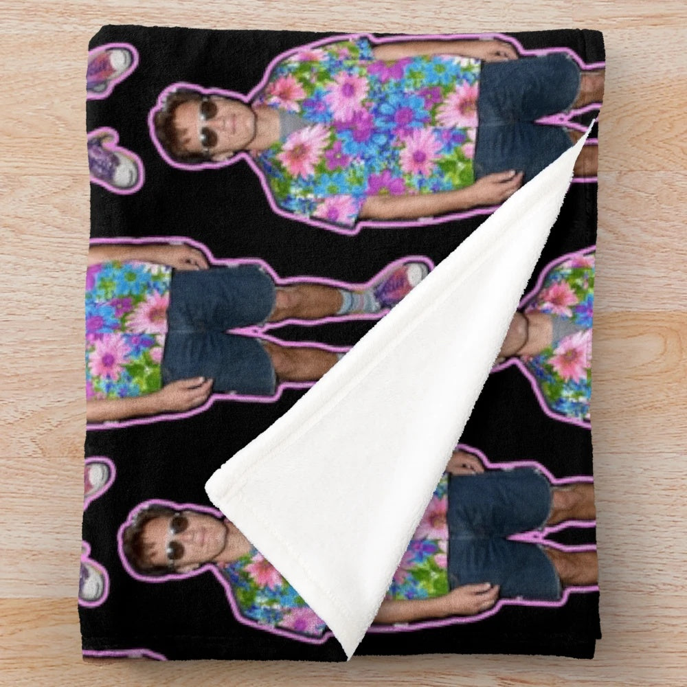 Plush blanket featuring acclaimed actor Michael Shannon