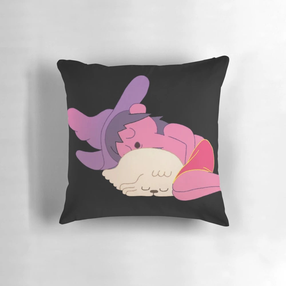 Midnight Gospel Sleeping Clancy and Dog Plush Pillow