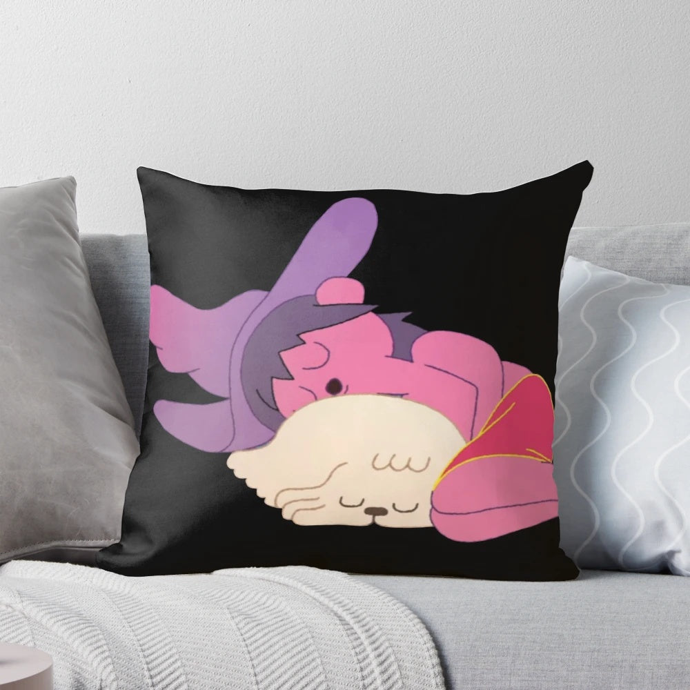Midnight Gospel Sleeping Clancy and Dog Plush Pillow