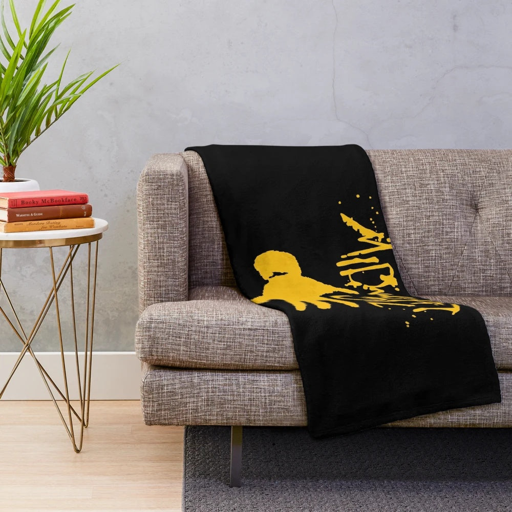 Midnight Painting Plush Blanket - Soft and Colorful Bedding