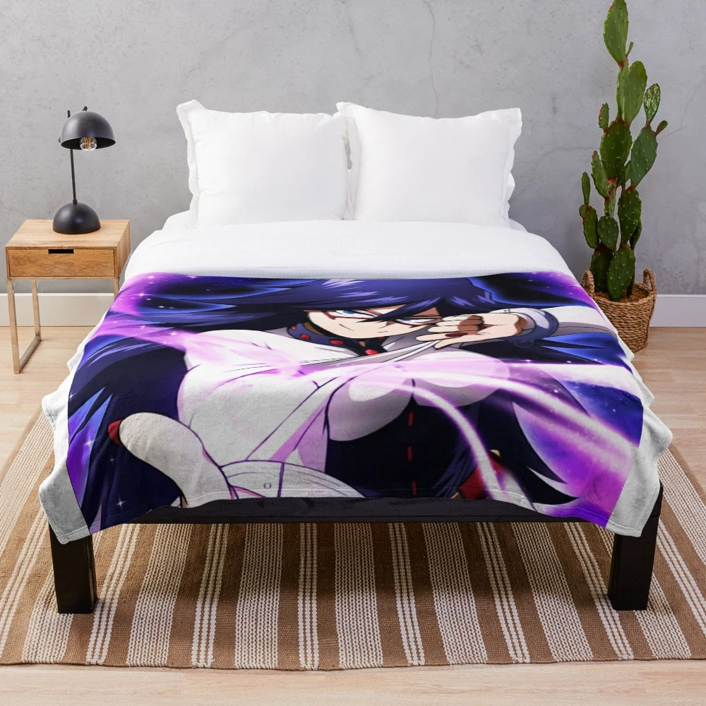 Midnight Plush Blanket - Soft, Cozy Anime-Inspired Throw