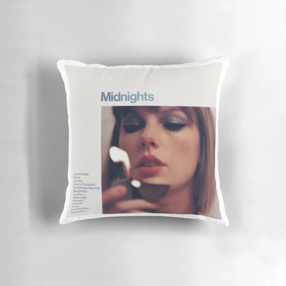 Midnights Pillow - A soft, cozy pillow inspired by Taylor Swift's album Midnights