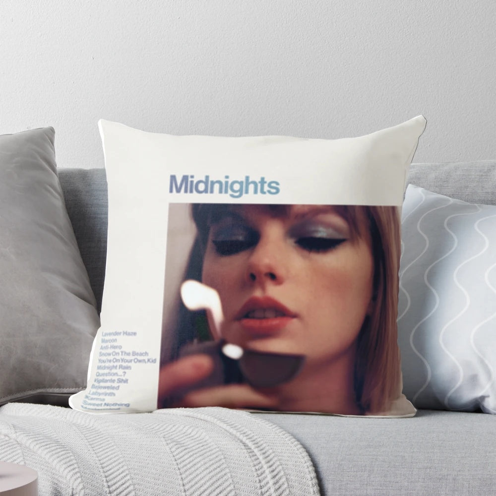 Midnights Pillow - A soft, cozy pillow inspired by Taylor Swift's album Midnights