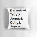 Midsomer Murders Helvetica List Pillow