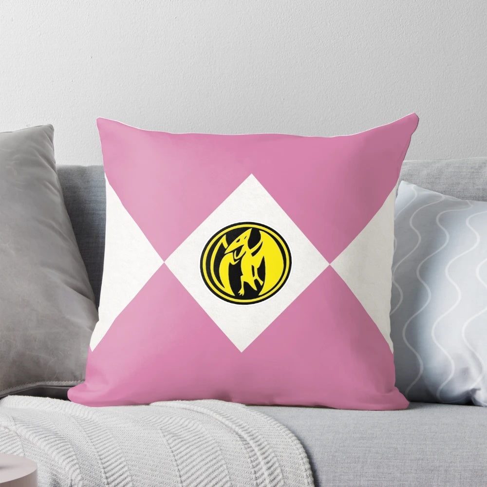 Soft, plush Power Rangers Pterodactyl Dinozord throw pillow for fans of the iconic 90s TV series.