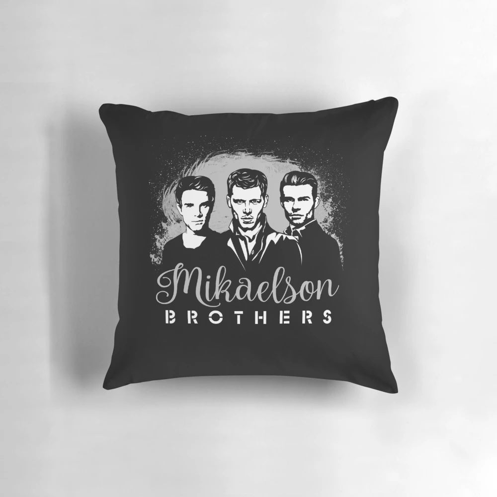 Mikaelson brothers 'Always & Forever' pillow, featuring the Originals characters