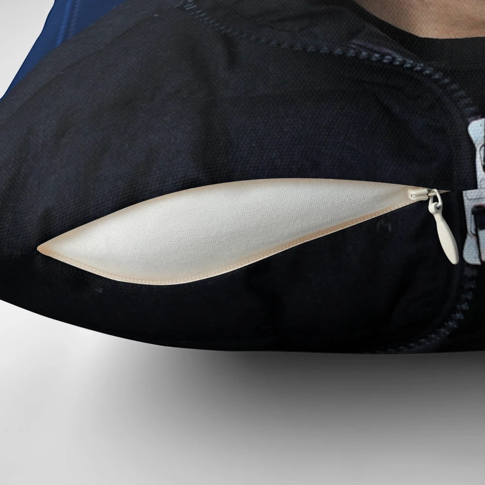 Mikel Arteta Arsenal Football Pillow featuring the Arsenal manager's face