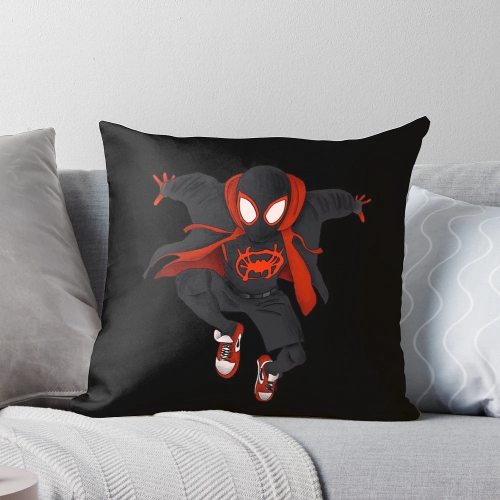 Miles Morales Spider-Man Inspired Pillow - Marvel Superhero Decor