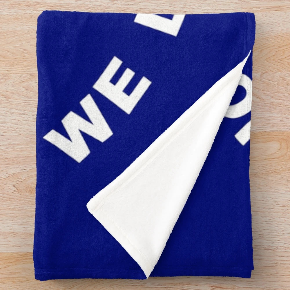 Millwall FC inspired plush blanket with football hooligan references
