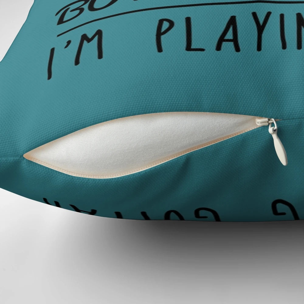 Mind Guitar Pillow with Detailed Guitar Fretboard and Strings Design