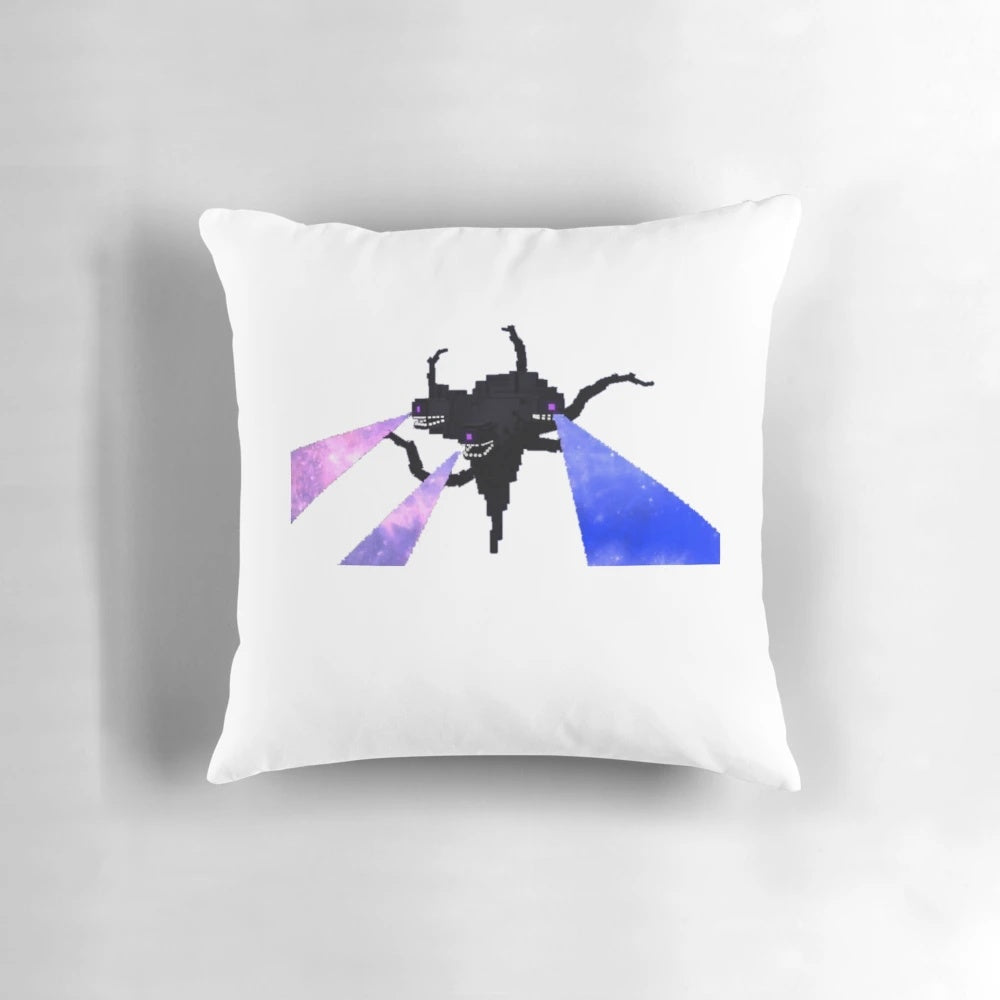Galaxy Wither Storm Pillow featuring the powerful Minecraft boss from the Story Mode