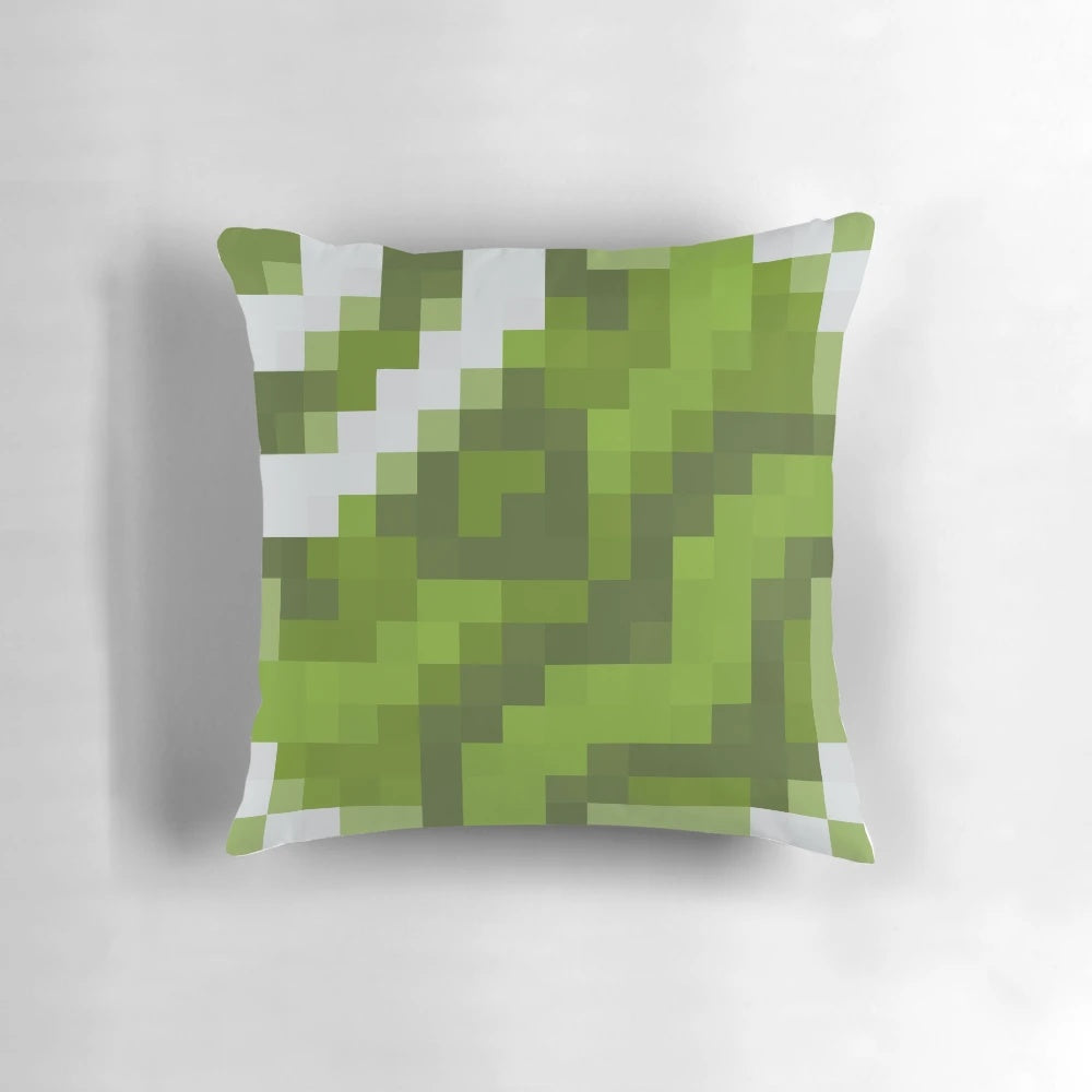 Minecraft Glazed Terracotta Pillow, featuring a realistic block design for a cozy, gamer-friendly home accent.