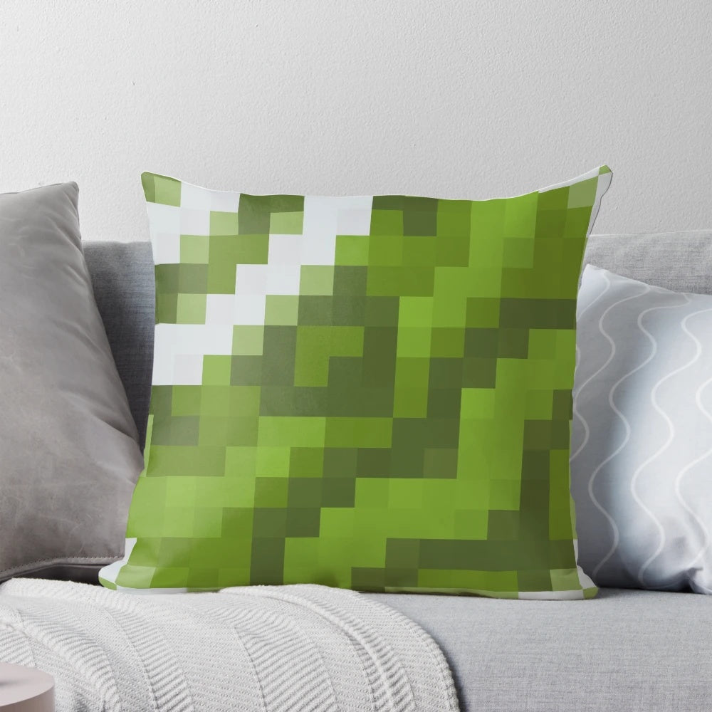 Minecraft Glazed Terracotta Pillow, featuring a realistic block design for a cozy, gamer-friendly home accent.